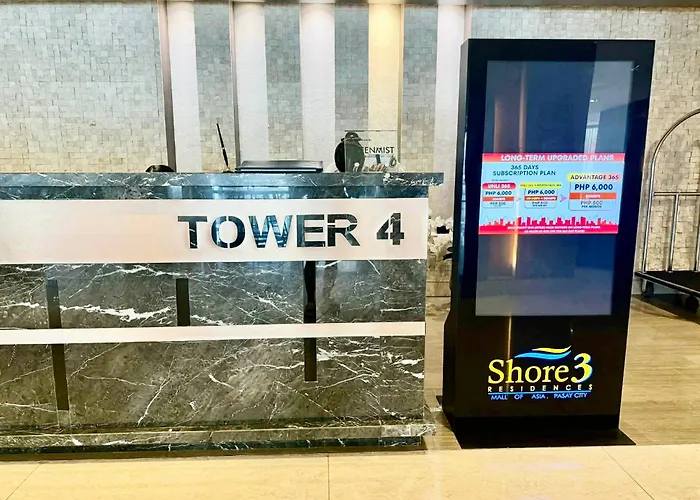 Simply Modern Staycation - 1br Pool View Walkable To Moa-shore3 Tower4 Manila
