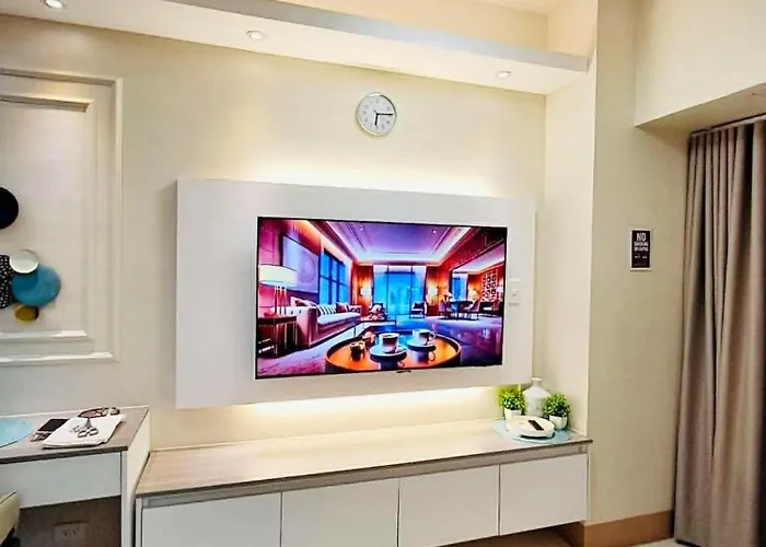 Simply Modern Staycation - 1br Pool View Walkable To Moa-shore3 Tower4 Manila